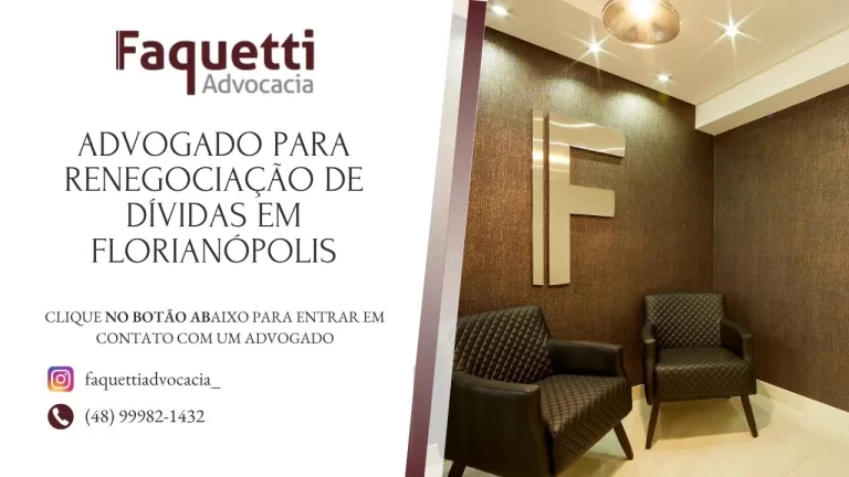 Advogado para renegociação de dívidas em Florianópolis